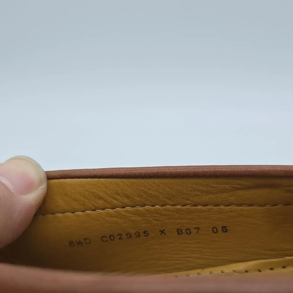 Cole Haan Tan Leather Tassel Loafers